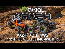 Load and play video in Gallery viewer, 1/24 AX24 XC-1 4WS Crawler Brushed RTR, Orange
