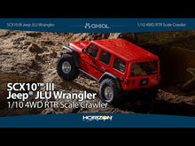 Load and play video in Gallery viewer, 1/10 SCX10 III Jeep Wrangler, 4WD, RTD (Requires battery &amp; charger): Orange

