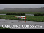 E-flite Carbon-Z Cub SS 2.0m BNF Basic with AS3X, SAFE Select (EFL124500)