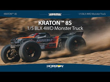 Load and play video in Gallery viewer, 1/5 Kraton 8S, 4WD, BLX (Requires battery &amp; charger): Orange
