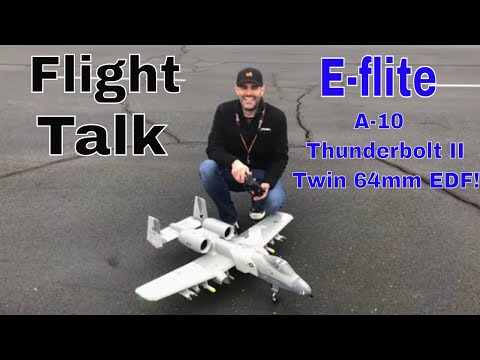 A-10 Thunderbolt II Twin 64mm EDF BNF-B AS3X/SAFE