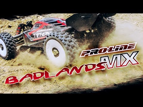 Pro-Line 1/8 Badlands MX M2 Front/Rear Buggy Tires Mounted 17mm White (2) (9067-31)