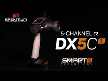 Load and play video in Gallery viewer, DX5C Smart 5-Ch DSMR TX w/SR6100AT
