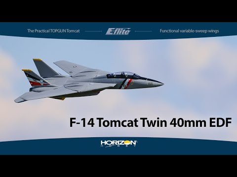 E-flite F-14 Tomcat Twin 40mm EDF BNF Basic (EFL01450)