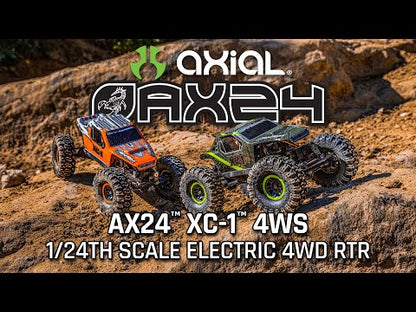 1/24 AX24 XC-1 4WS Crawler Brushed RTR, Green