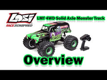 Load and play video in Gallery viewer, 1/10 LMT 4WD Solid Axle Monster Truck RTR, Grave Digger
