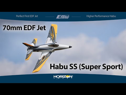 E-flite Habu SS (Super Sport) 70mm EDF Jet BNF Basic with SAFE Select and AS3X (EFL0950)