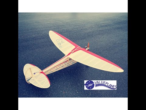 ValuePlanes Cloud Clipper Old-Timer Vintage Plane Full Kit, 1800m (VP-CC71A)