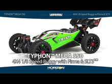 Load and play video in Gallery viewer, 1/10 Typhon, 4WD, RTR (Includes battery &amp; charger): Green
