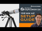 Celestron StarSense Explorer DX 102AZ Smartphone Enabled Refractor (22460)